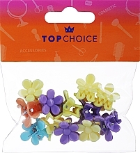 Kup Spinki do włosów 25488, kwiaty, żółta + fioletowa + niebieska +pomarańczowa - Top Choice