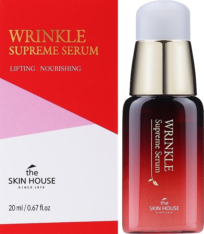 Liftingujące serum odżywcze do twarzy z żeń-szeniem - The Skin House Wrinkle Supreme Serum — Zdjęcie N2