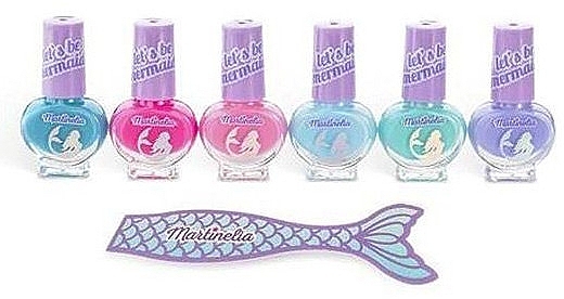 Zestaw do paznokci dla dziewczynek, 7 produktów - Martinelia Lets Be Mermaids Nail Set  — Zdjęcie N2