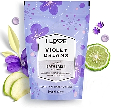 Kup Sól do kąpieli Fioletowe sny - I Love Violet Dreams Bath Salt