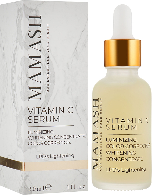 Aktywne serum antyoksydacyjne z witaminą C - Mamash Vitamin C — Zdjęcie N1