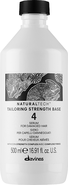 Serum wzmacniające łamliwe i zniszczone włosy - Davines Natural Tech Tailoring Strength Base — Zdjęcie N1