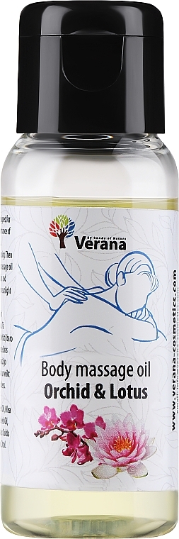 Olejek do masażu ciała Orchid & Lotus Flower - Verana Body Massage Oil — Zdjęcie N1