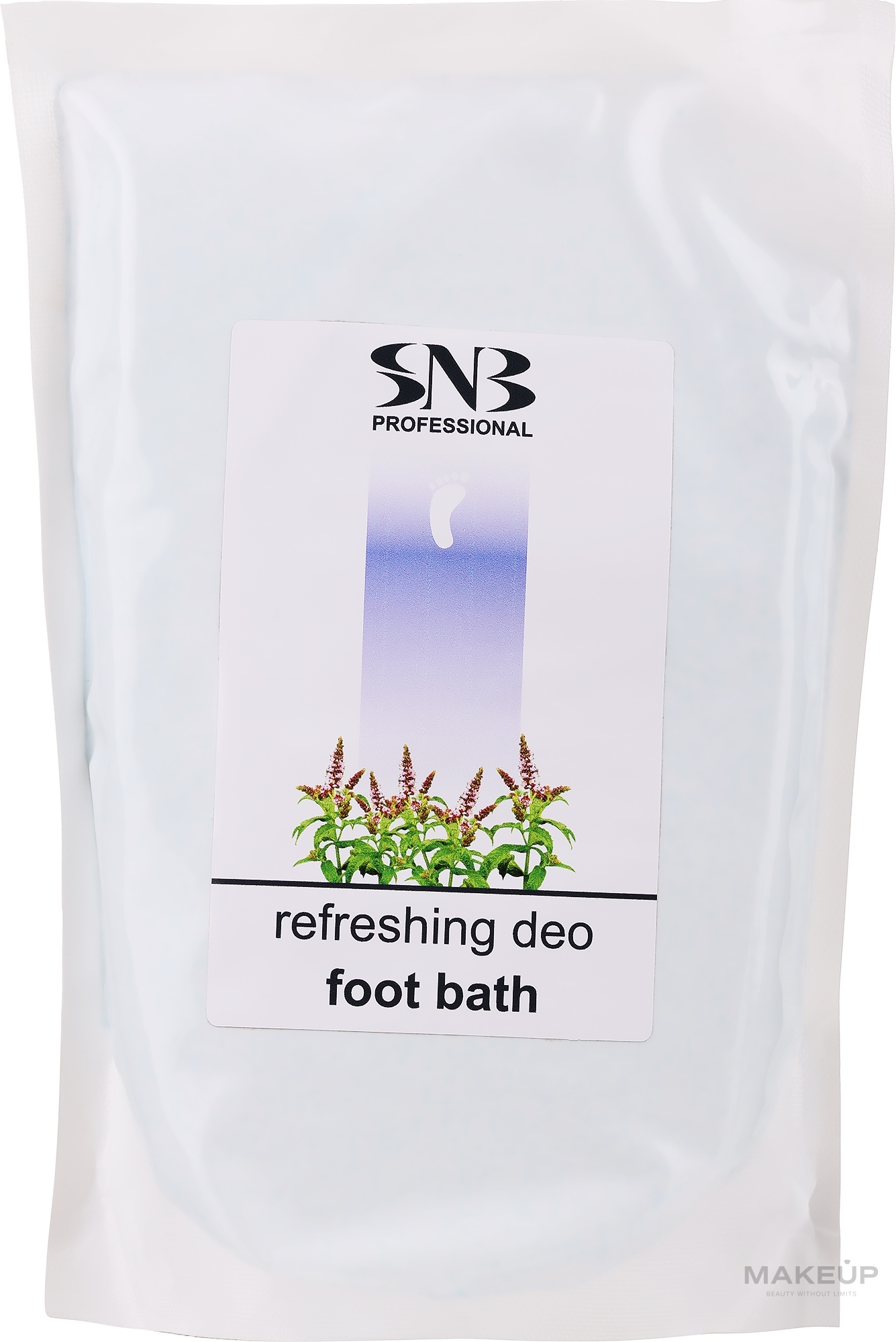 Orzeźwiająca dezodoryzująca sól do stóp - SNB Professional Refreshing Deo Foot Bath — Zdjęcie 500 g