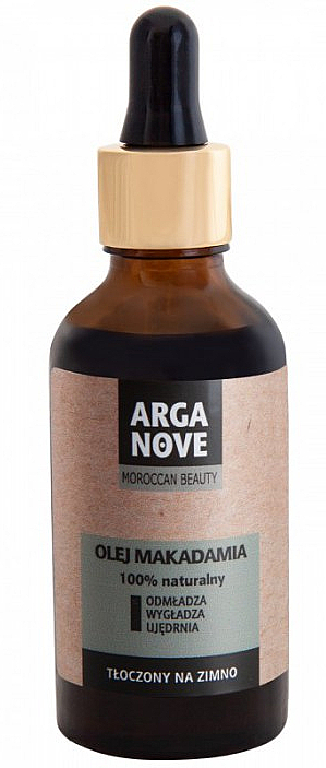 Nierafinowany olej makadamia - Arganove Maroccan Beauty Unrefined Macadamia Oil