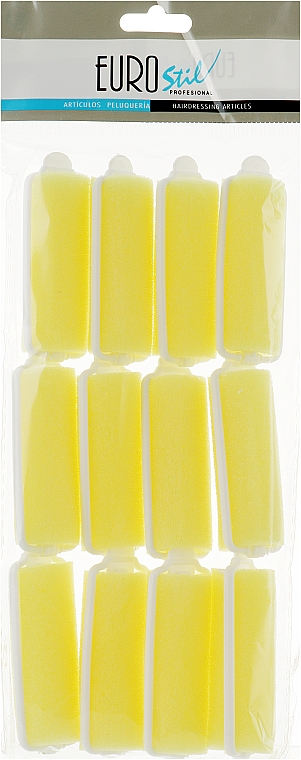 Wałki 12 szt., żółte - Eurostil — Zdjęcie N1