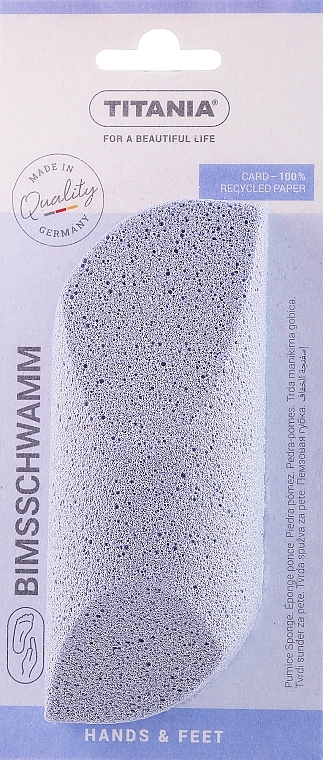 Pumeks, mały, 3000/6 K, szaro-liliowy - Titania — Zdjęcie N1