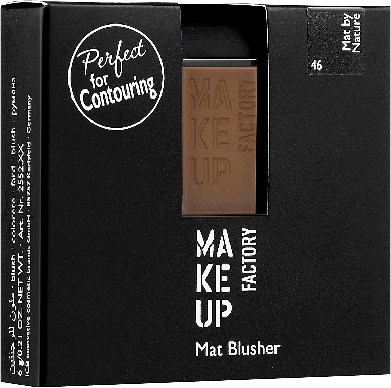 Matowy róż do policzków - Make up Factory Mat Blusher — Zdjęcie N1