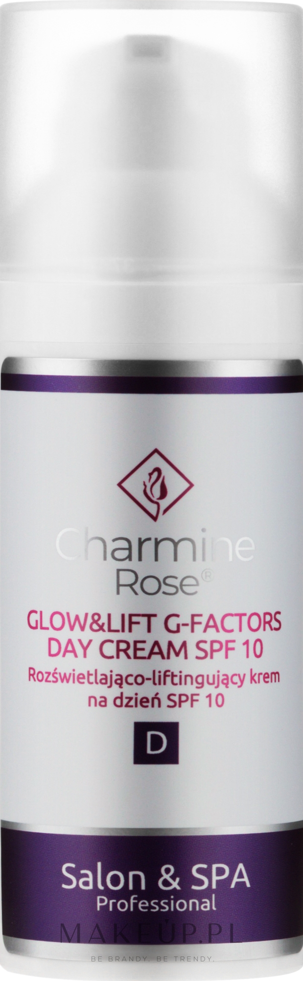 Krem do twarzy na dzień - Charmine Rose Glow&Lift G-Factors Day Cream SPF10 — Zdjęcie 50 ml