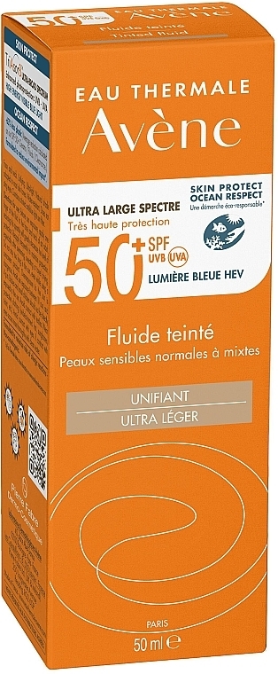 Przeciwsłoneczny fluid koloryzujący SPF 50+ - Avène Sun Care Tinted Fluid — Zdjęcie N3