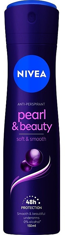 Antyperspirant w sprayu z ekstraktem z czarnej perły - NIVEA Pearl & Beauty Black Deodorant Spray — Zdjęcie N1