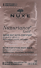 Odżywczy balsam na noc - Nuxe Nuxuriance Gold Nutri-Fortifying Night Balm (próbka) — Zdjęcie N1