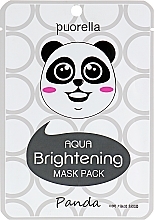 Rozświetlająca maska do twarzy Panda - Puorella Whitening Mask Pack — Zdjęcie N1