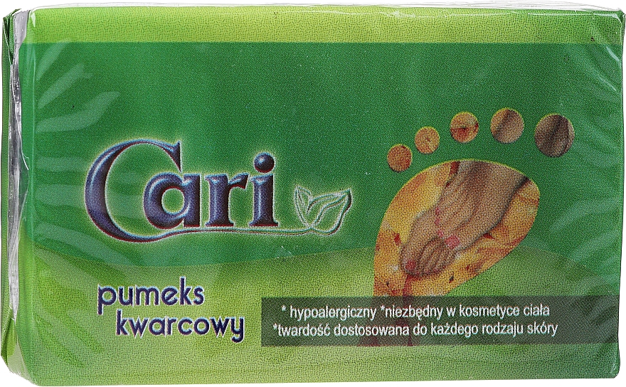 Hipoalergiczny pumeks kosmetyczny Kwarcowy - Cari — Zdjęcie N1