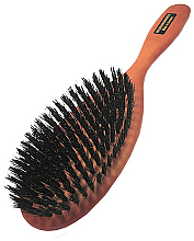 Pędzel owalny wykonany z drewna gruszy, włosie nylonowe 20 cm - Golddachs Dittmar  — Zdjęcie N1