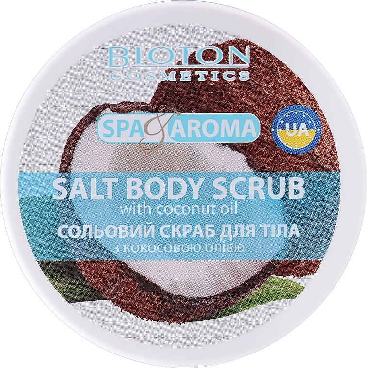 Peeling solny do ciała z olejkiem kokosowym - Bioton Cosmetics Spa & Aroma Salt Body Scrub With Coconut Oil — Zdjęcie N1