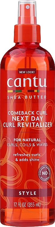 Odbudowujące serum do włosów kręconych - Cantu Comeback Curl Next Day Curl Revitalizer — Zdjęcie N1