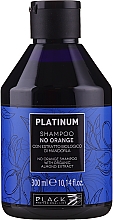 Kup Szampon do włosów z ekstraktem z migdałów neutralizujący odcień pomarańczy i miedzi - Black Professional Line Platinum No Orange Shampoo With Organic Almond Extract