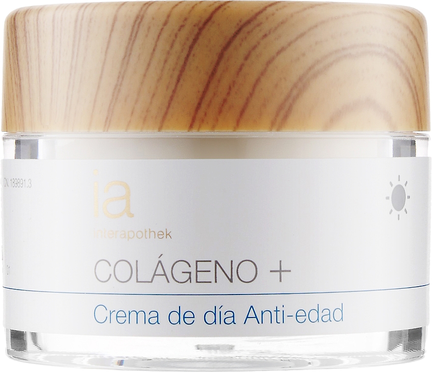 Przeciwzmarszczkowy krem liftingujący na dzień z kolagenem i witaminą C - Interapothek Crema De Dia Anti-Edad Colageno