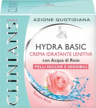 Krem nawilżający do skóry wrażliwej z wodą różaną - Clinians Hydra Sensitive Cream