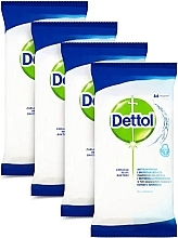 Kup Chusteczki antybakteryjne do mycia i dezynfekcji 4 x 84 szt. - Dettol Antibacterial Cleansing Surface Wipes
