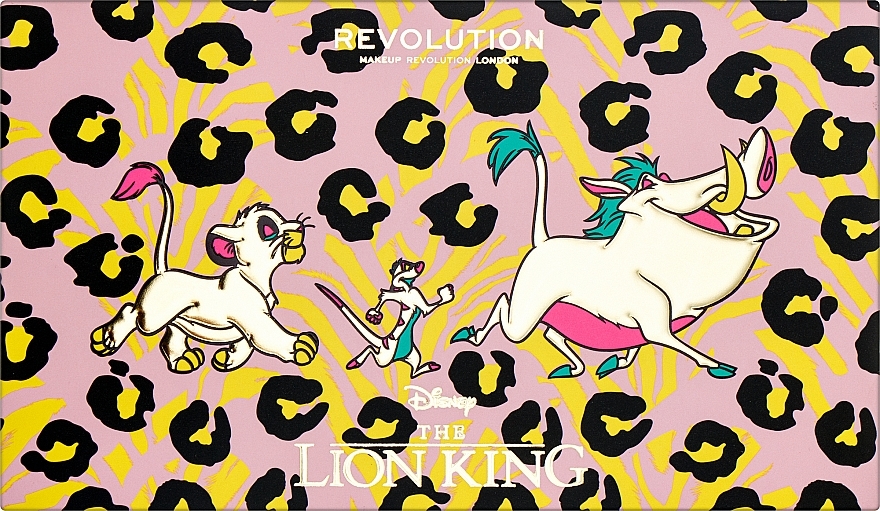 Paleta cieni do powiek - Makeup Revolution Disney The Lion King Hakuna Matata Shadow Palette — Zdjęcie N2