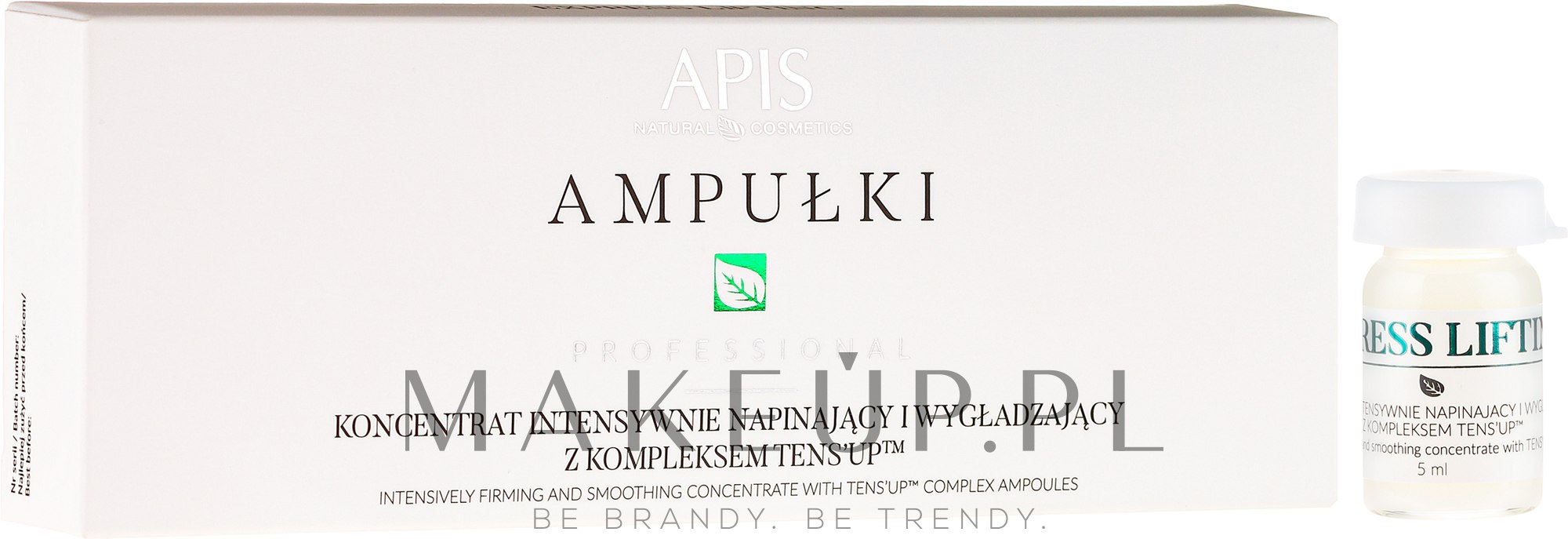 Ampułki do twarzy - APIS Professional Concentrate Ampule Ten's Up — Zdjęcie 5 x 5 ml