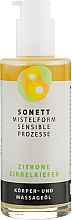 Olejek do ciała i masażu z rytmizowanym ekstraktem z jemioły Cytryna i limba - Sonett Citrus Massage Oil — Zdjęcie N2