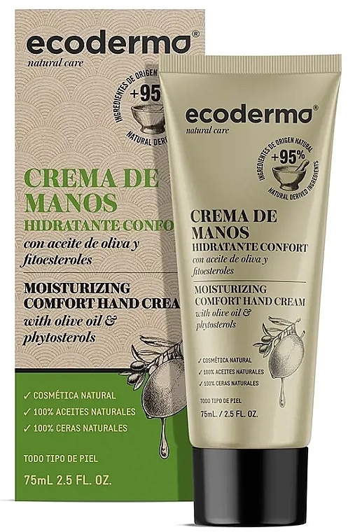 Nawilżający krem do rąk zwiększający komfort - Ecoderma Moisturizing Comfort Hand Cream — Zdjęcie N1