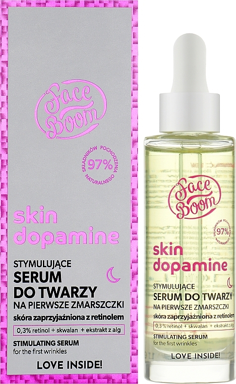 Serum przeciwzmarszczkowe Retinol Retinol 0,30% - FaceBoom Skin Dopamine Stimulating Serum — Zdjęcie N2