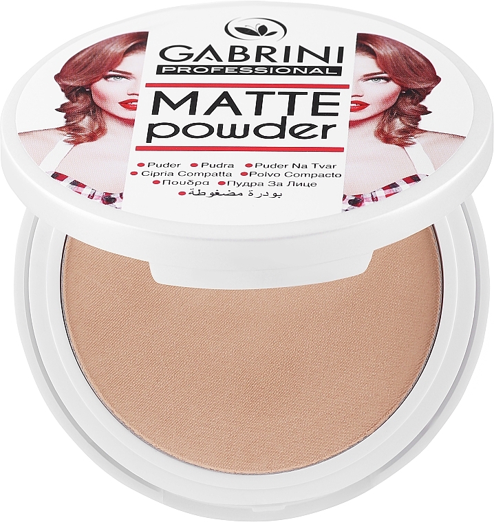 Puder matujący do twarzy - Gabrini Professional Matte Make Up Powder