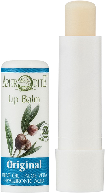 Naturalny oliwkowy balsam do ust SPF 10 - Aphrodite Instant Hydration Original Lip Balm SPF 10 — Zdjęcie N1