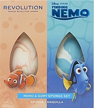 Kup Zestaw gąbek do makijażu, 2 szt. - Makeup Revolution Disney & Pixar’s Finding Nemo Nemo & Dory Sponge Set
