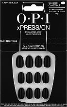 Kup Zestaw sztucznych paznokci - OPI Xpress/On Lady In Black