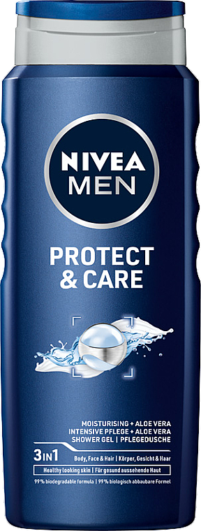 Żel pod prysznic dla mężczyzn - NIVEA MEN Protect & Care Shower Gel — Zdjęcie N2