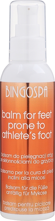 Balsam do pielęgnacji stóp ze skłonnościami do grzybicy i pękania naskórka - BingoSpa Balm For Feet Prone To Athlete's Foot — Zdjęcie N1