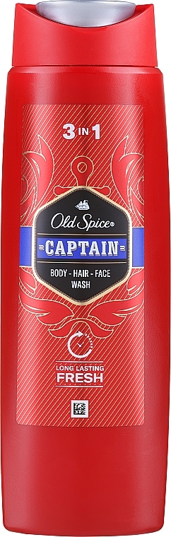 Żel pod prysznic i szampon 2 w 1 dla mężczyzn - Old Spice Captain Shower Gel + Shampoo