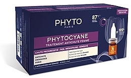 Ampułki przeciw postępującemu wypadaniu włosów - Phyto Phytocyane Progressive Treatment — Zdjęcie N1