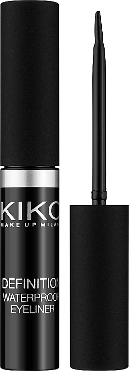 Wodoodporny eyeliner w płynie - Kiko Milano Definition Waterproof Eyeliner — Zdjęcie N1