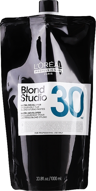 Odżywczy oksydant 9% - L'Oreal Professionnel Blond Studio Creamy Nutri-Developer 30 vol. — Zdjęcie N1