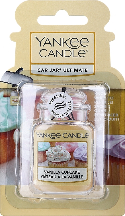 Zapach do samochodu - Yankee Candle Car Jar Vanilla Cupcake — Zdjęcie N1