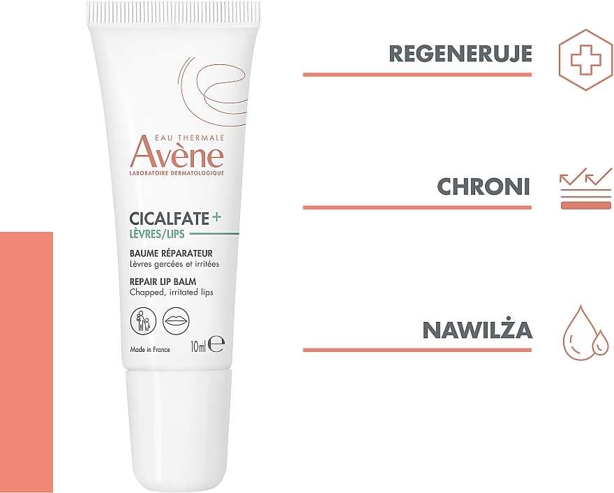 Rewitalizujący balsam do ust - Avene Cicalfate Repair Lip Balm — Zdjęcie N5