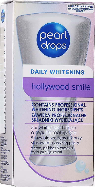 Wybielająca pasta do zębów - Pearl Drops Hollywood Smile Ultimate Whitening — Zdjęcie N2