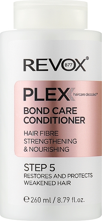 Rewitalizująca odżywka do włosów - Revox Plex Conditioner Bond Care Step 5