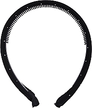 Kup Opaska do włosów, FA-5613, czarna z cyrkoniami - Donegal