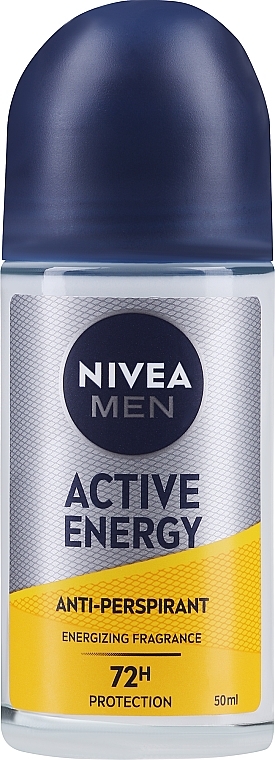 Antyperspirant w kulce dla mężczyzn - NIVEA MEN Active Energy Deodorant Roll-On  — Zdjęcie N2