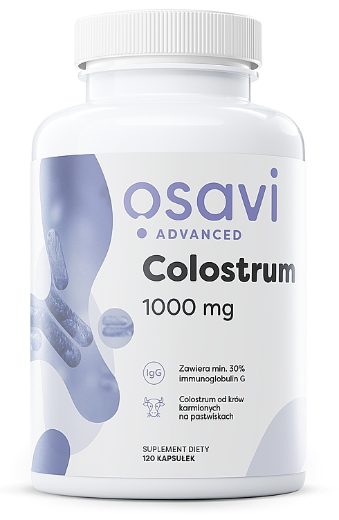 Suplement diety Colostrum, 1000 mg - Osavi Colostrum Advanced — Zdjęcie N1