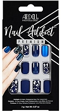 Zestaw sztucznych paznokci - Ardell Nail Addict Premium Artifical Nail Set Matte Blue — Zdjęcie N1