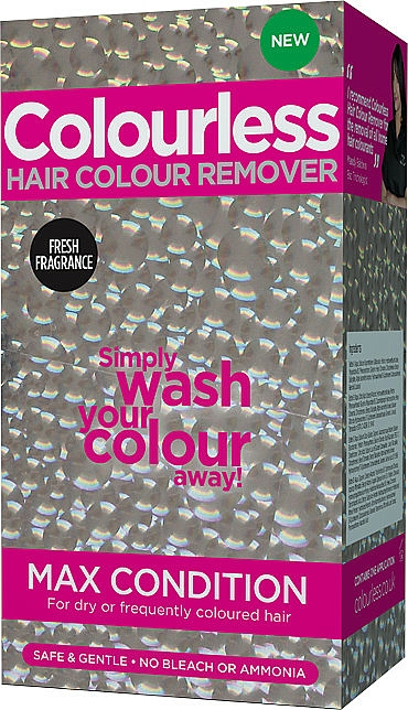 Koncentrat do dekoloryzacji włosów - Colourless Max Condition Hair Colour Remover — Zdjęcie N3