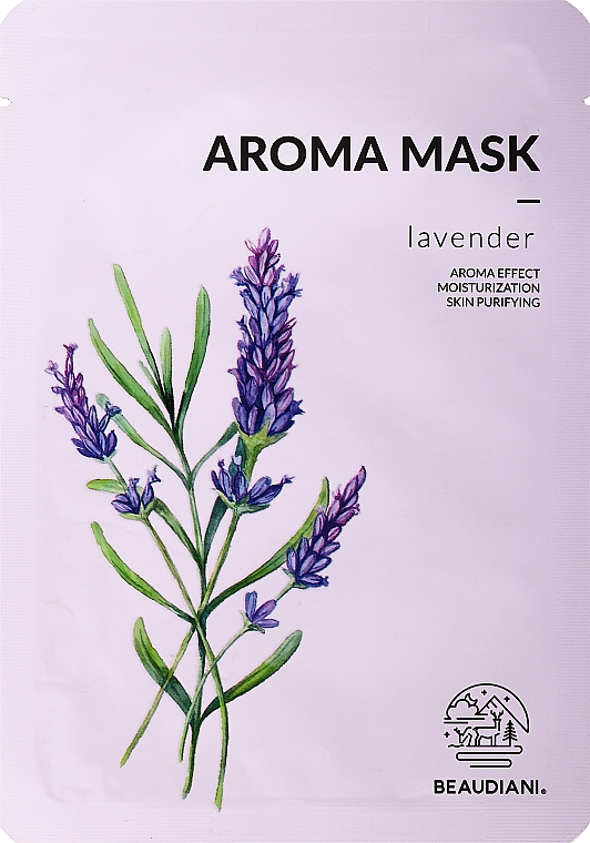 Maska do twarzy Lawenda - Beaudiani Aroma Mask Lavender — Zdjęcie N3